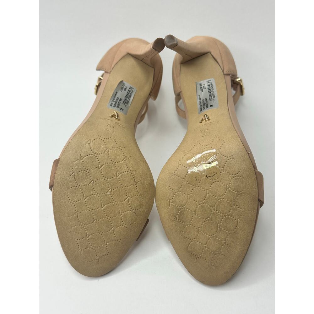 Arezzo Women's Isabelli High Stiletto Sandals True Sand Size 7B NWT - Picture 6 of 7
